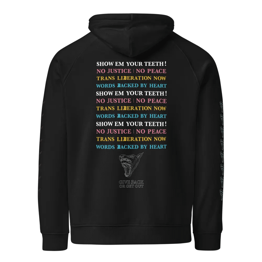 Sharp Teeth, Sharp Words hoodie product image (2)