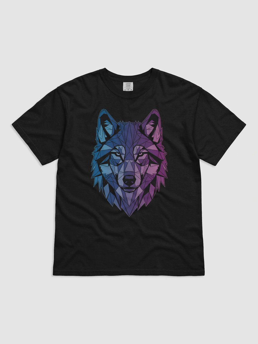 Cyber Wolf Geometric Art Tee product image (1)
