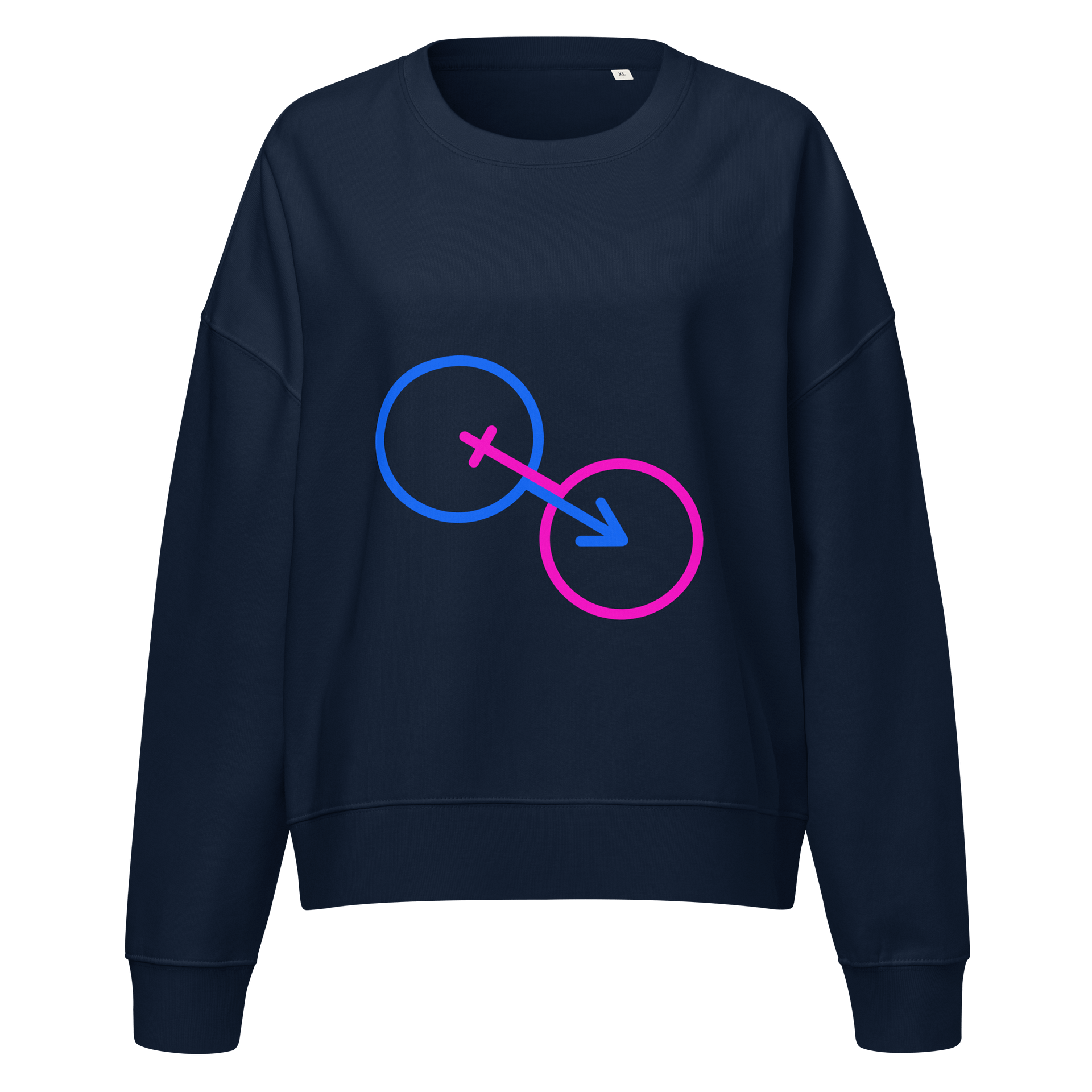 Only Male & Female Symbol Organic Sweatshirt product image (1)