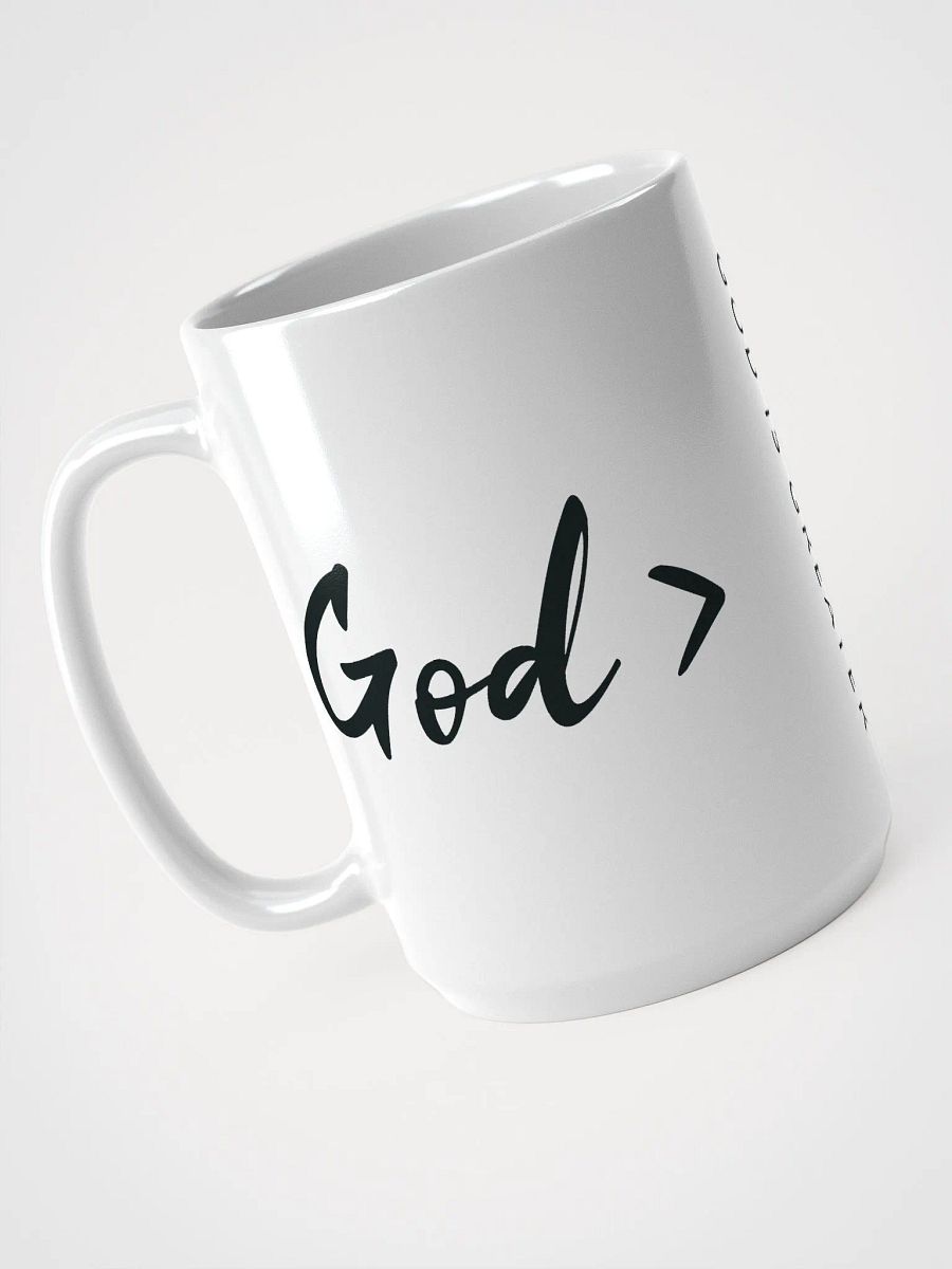 God > BLACK TEXT MUG product image (3)