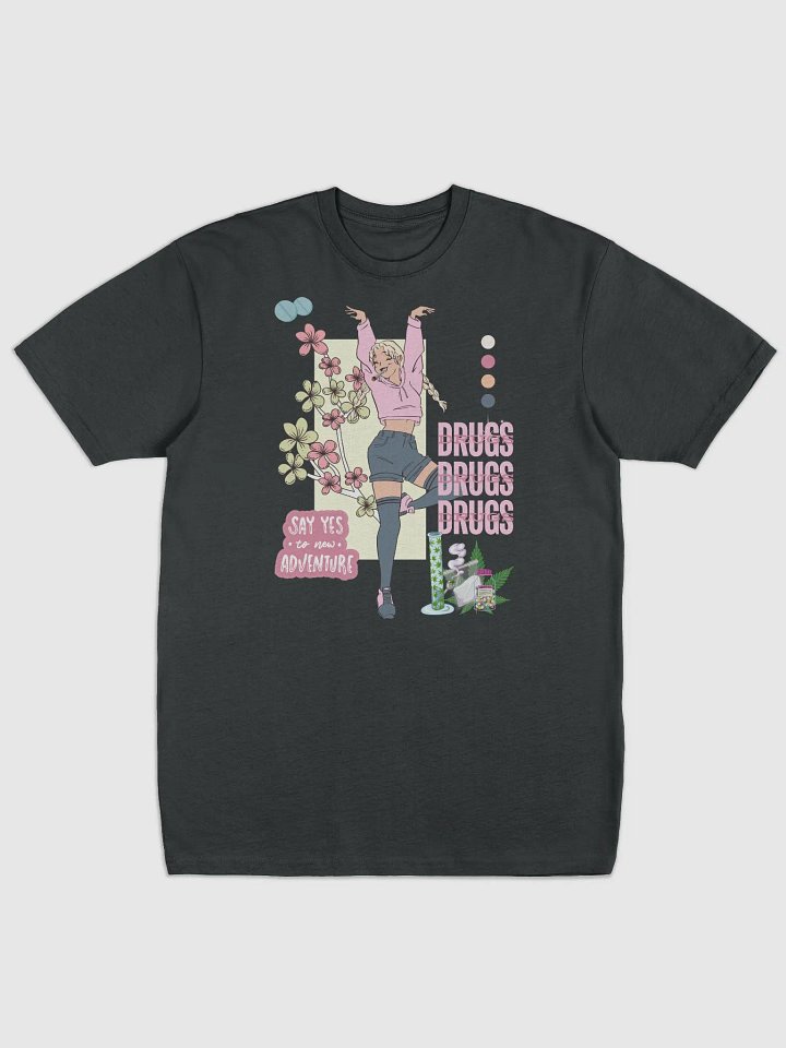 DRUGS DRUGS DRUGS Cotton Heritage Men's Premium Heavyweight Tee product image (1)