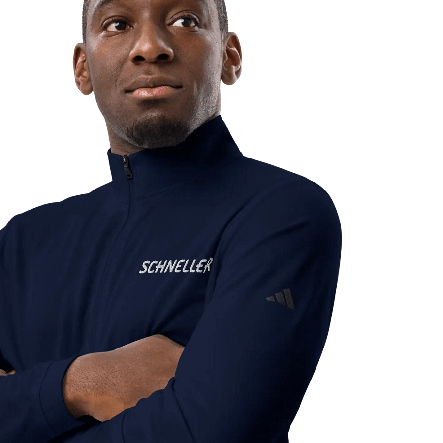 Adidas Lightweight Quarter-Zip Pullover - white logo product image (6)