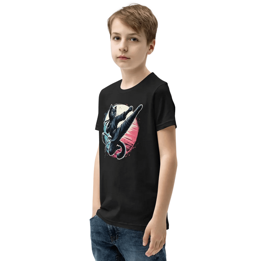 Ninja Cat Kids T-shirt product image (6)