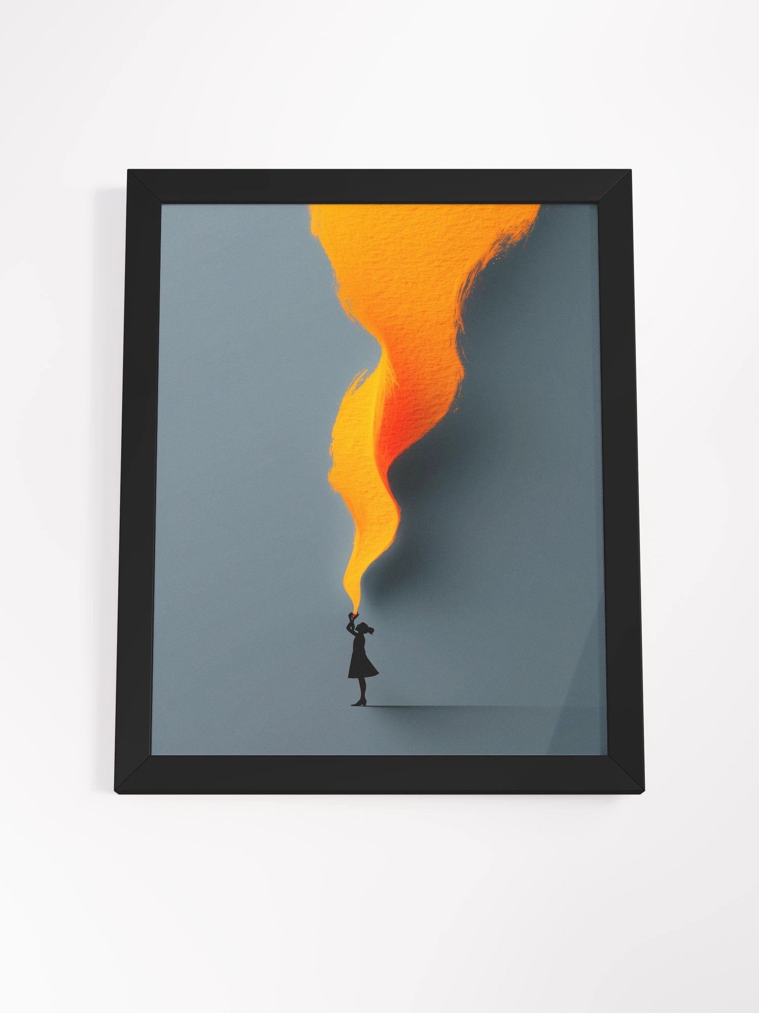Flame of Imagination Framed Matte Wall Art Canvas product image (6)