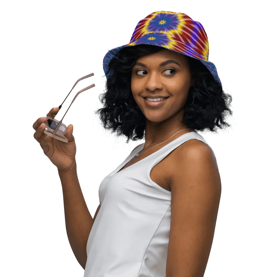 Tie Dye Kaleidoscope Buckethat product image (8)