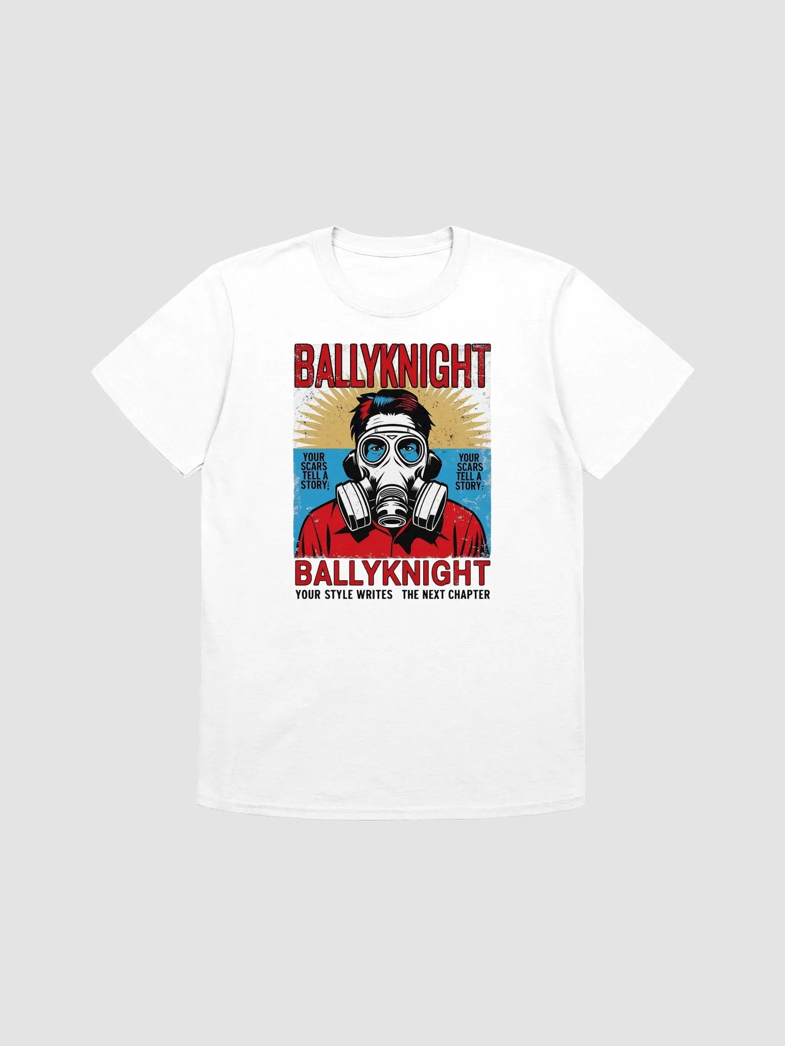 BALLYKNIGHT Gas Mask Story T-Shirt product image (1)