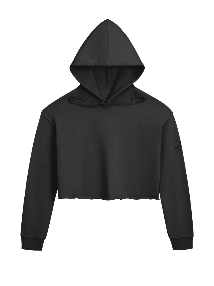 Midnight Chic Fleece Crop Hoodie product image (1)