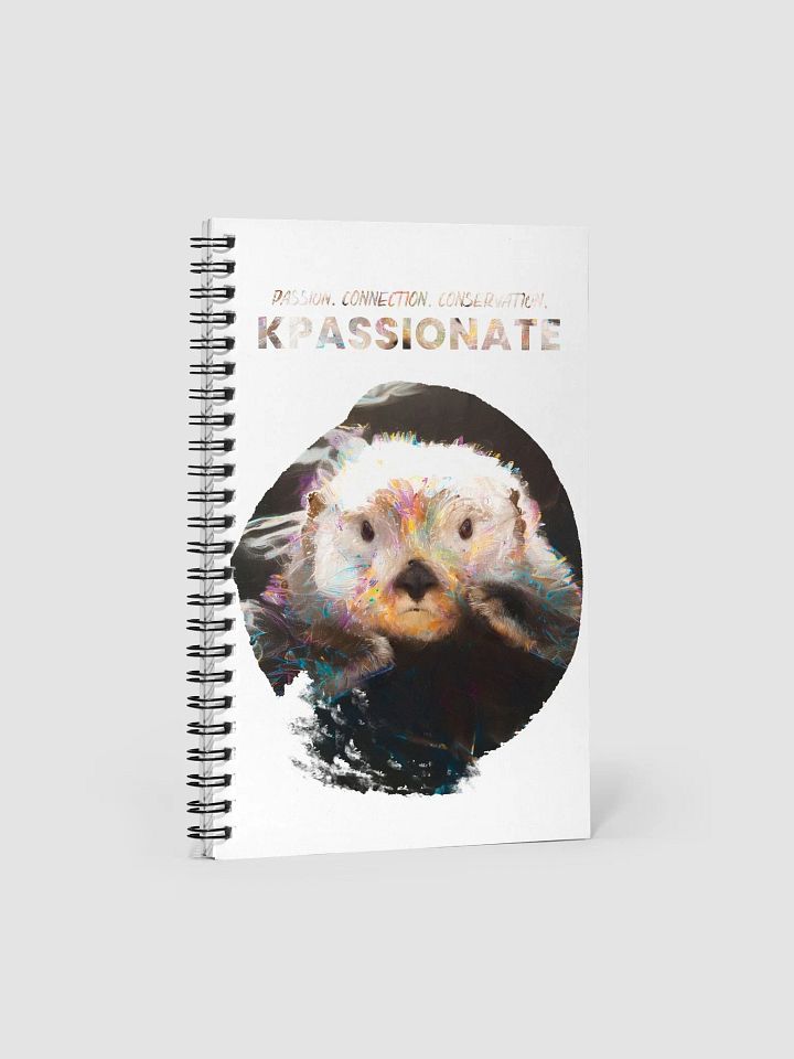 Vibrant Sea Otter Spiral Notebook product image (1)