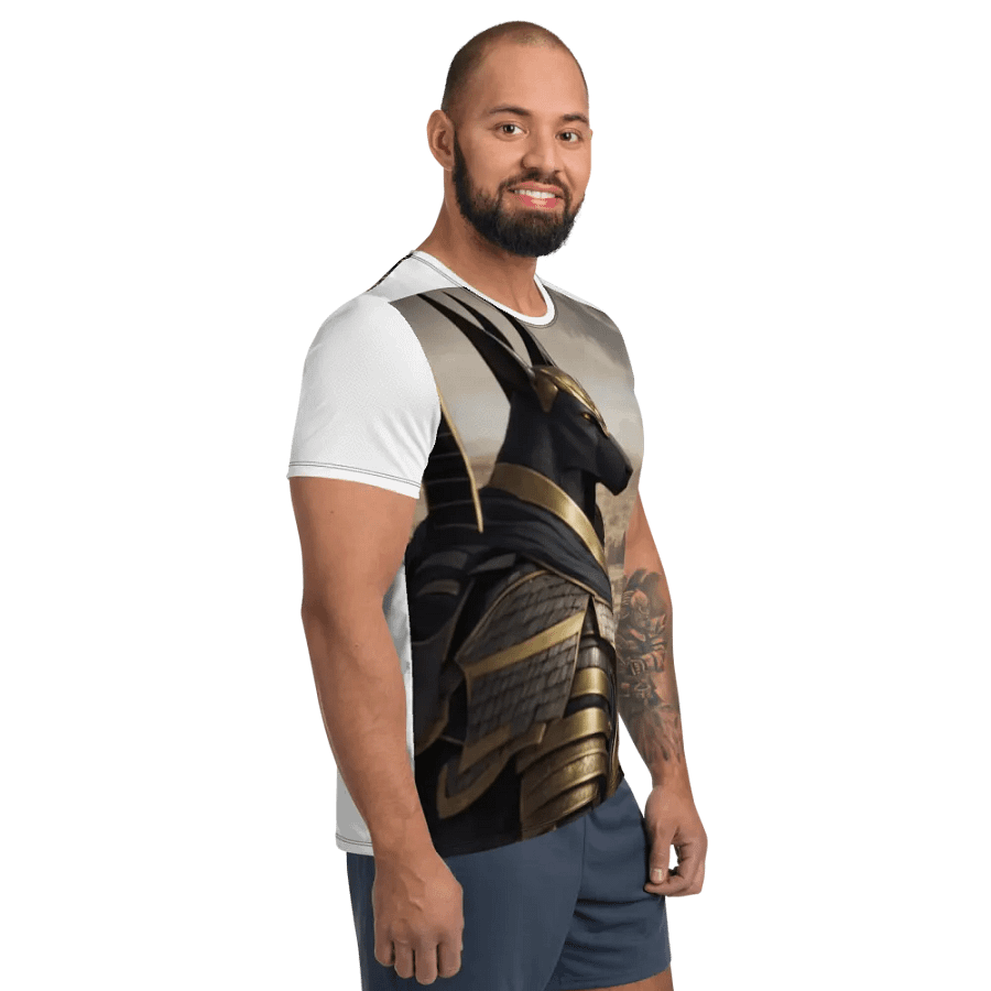 Anubis Warrior All-Over Print Athletic Tee product image (4)