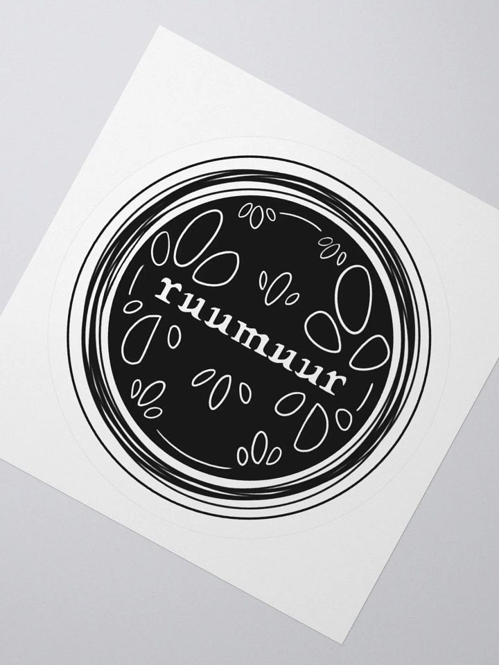 Ruumuur "Timeless" Sticker Logo - Dark Grey product image (2)