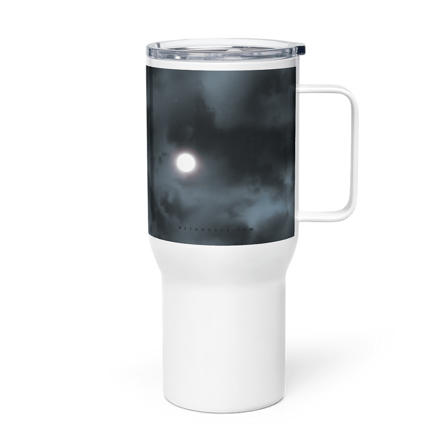 Gray Sky Travel Mug with Handle product image (4)