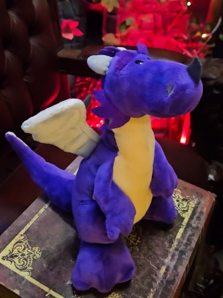 The Armored Kingdom Purple Snugglefang the Soft Dragon Plushie product image (3)