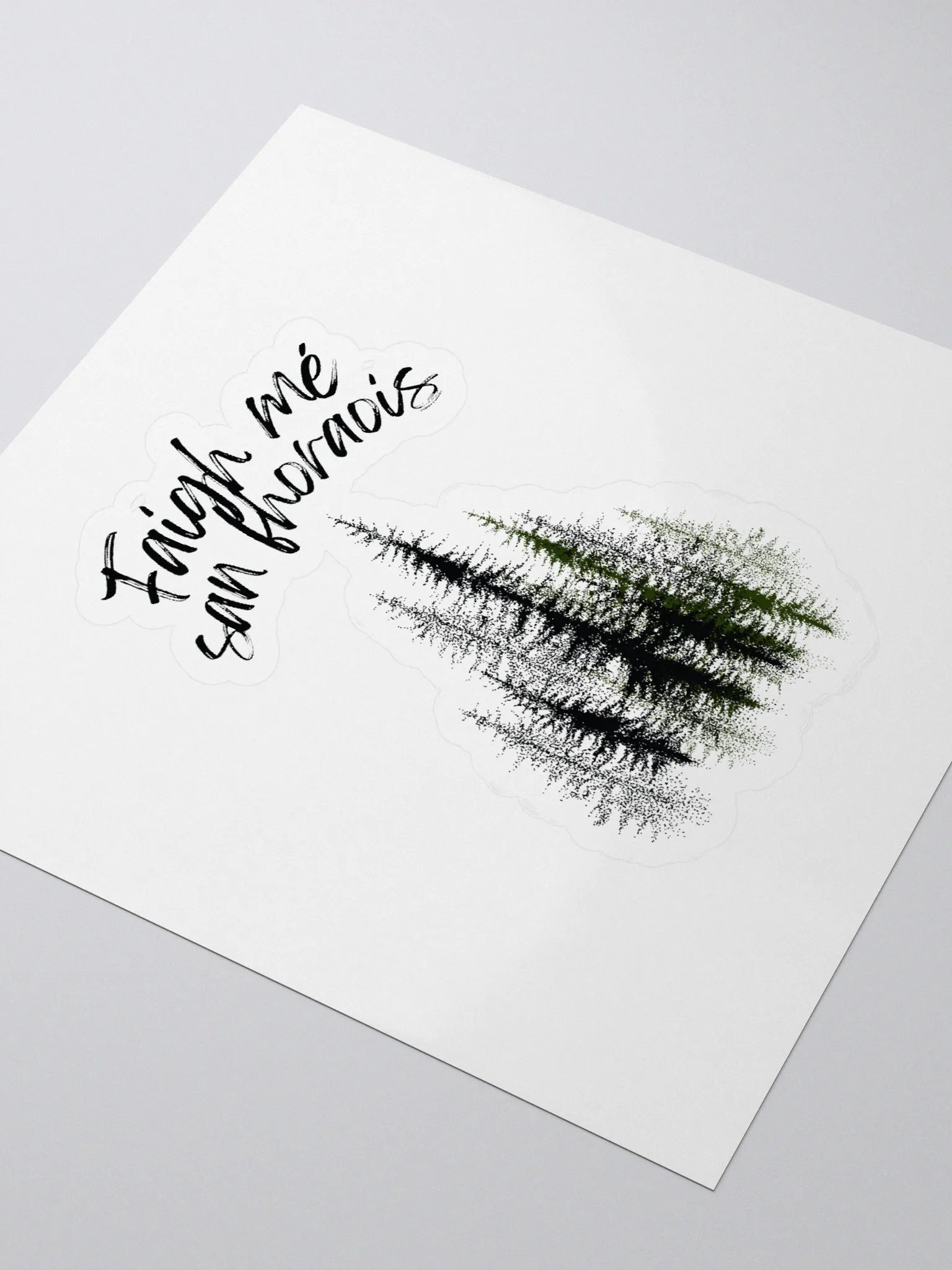 Faigh Mé San Fhorais Sticker product image (3)