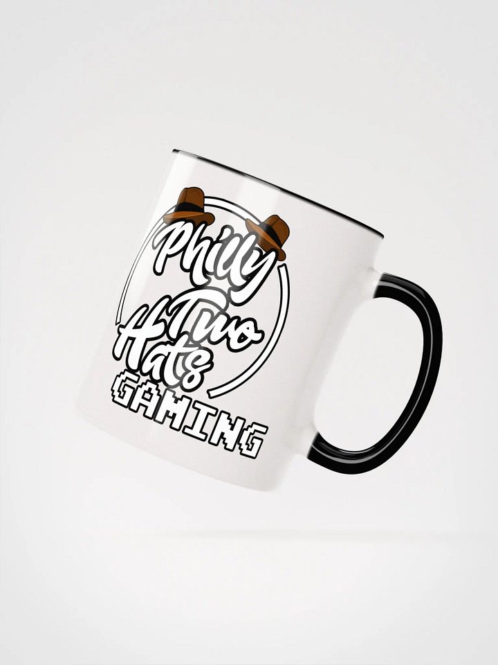 Philly Two Hats Gaming Logo Mug White product image (2)