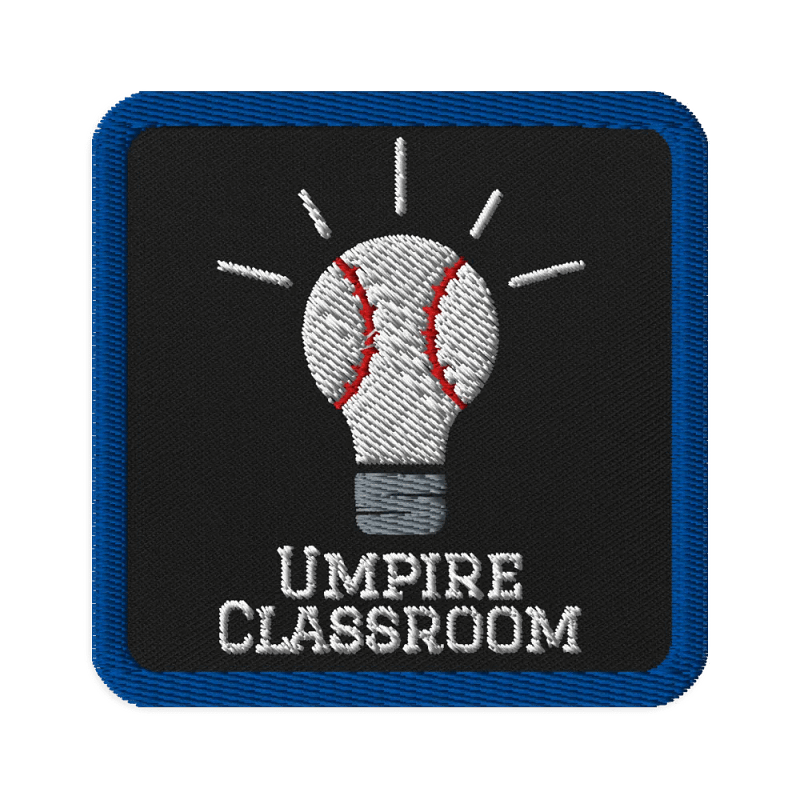 Umpire Classroom Embroidered Patch
