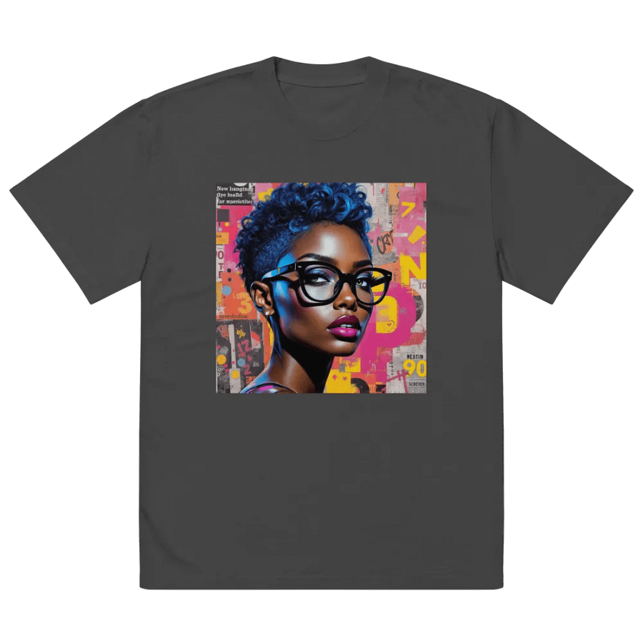 Graffiti Glam Oversized Tee product image (2)