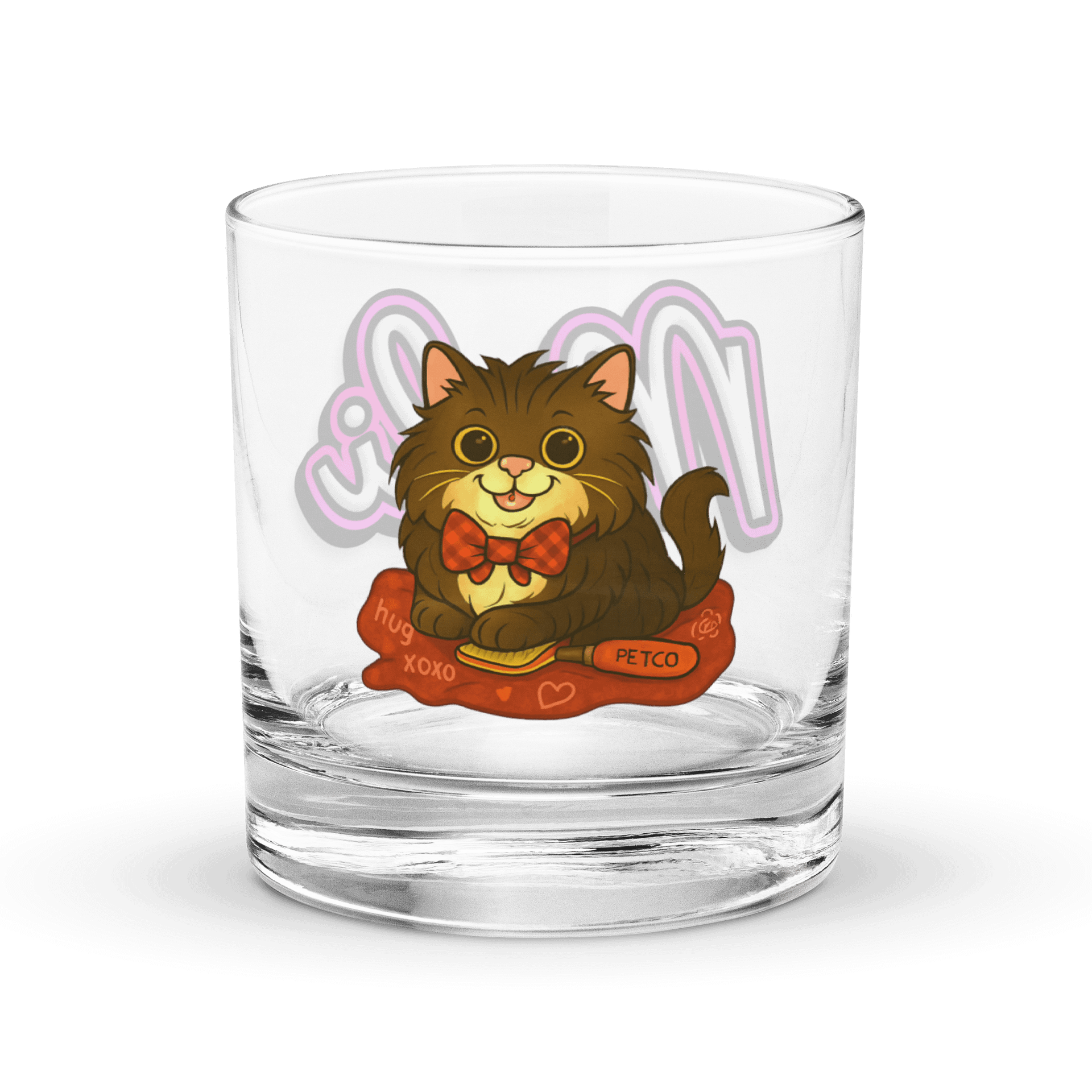 Mali the Axe Cat Rocks Glass product image (1)