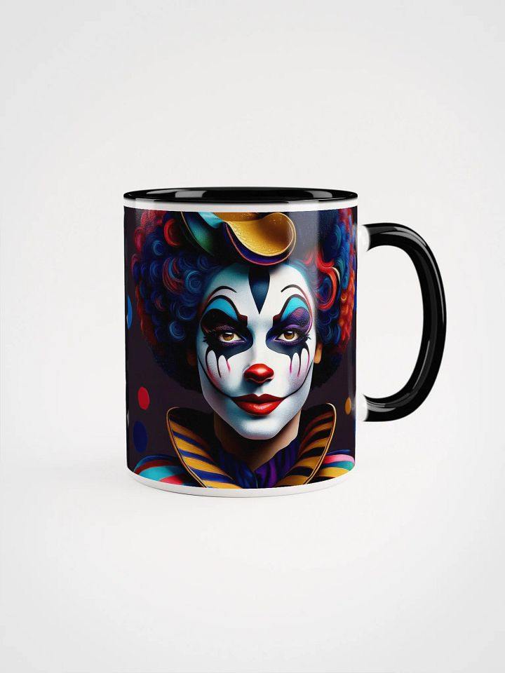 Ceramic Mug with Color inside clown girls double trouble product image (1)