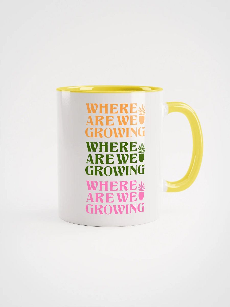Where Are We Growing Repeating Pattern Mug product image (2)