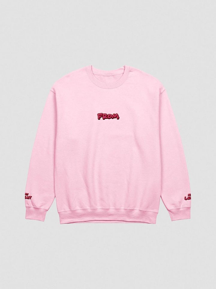 my left from my right embroidered crewneck (ROSE DESIGN) product image (2)