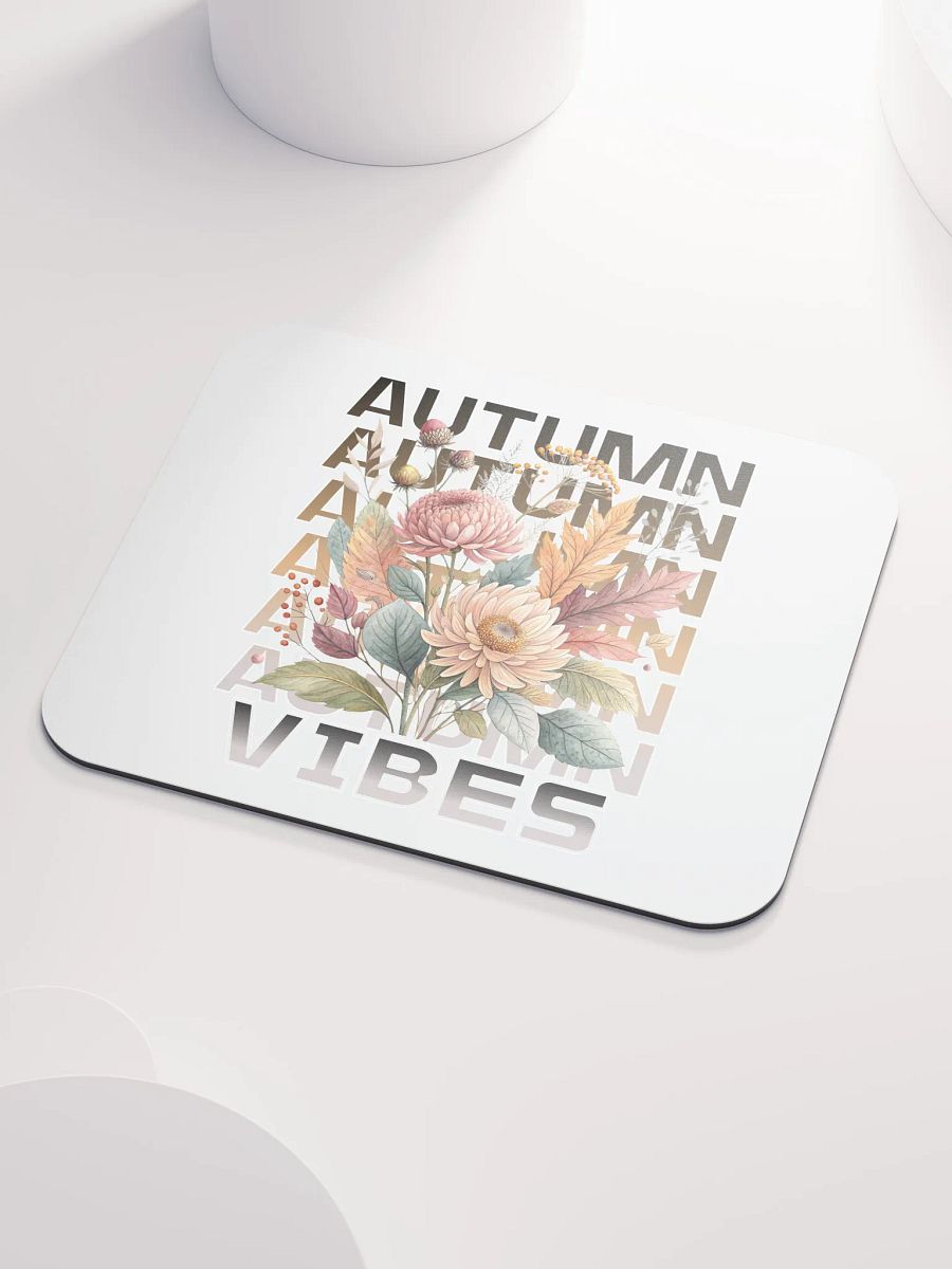 Autumn Vibes Boho Flowers Mouse Pad product image (3)
