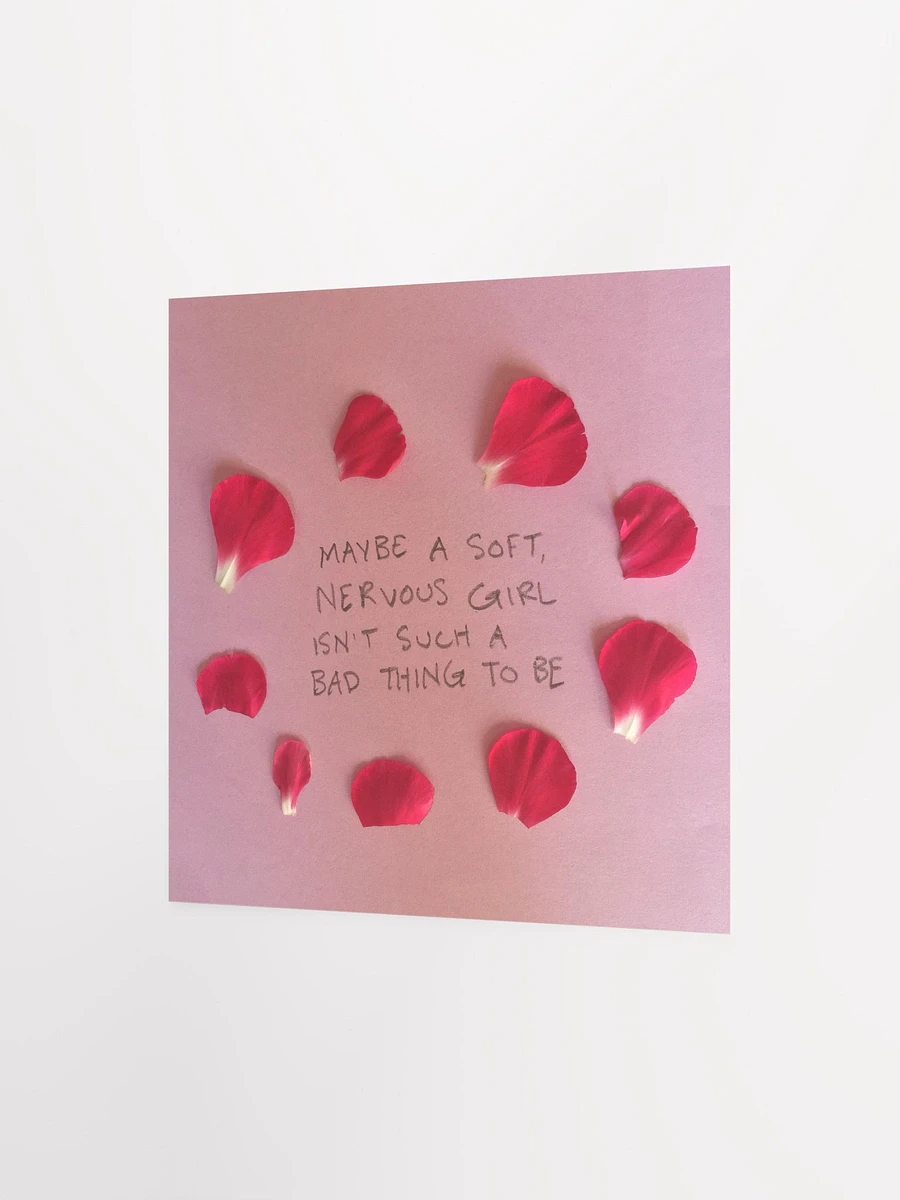 Soft Nervous Girl Art Print product image (10)