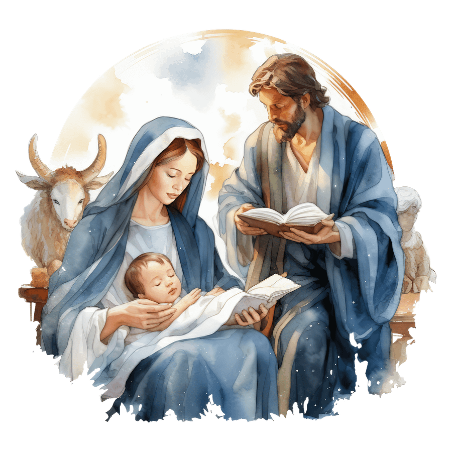 Jesus Born - Clipart Christmas Clipart product image (2)