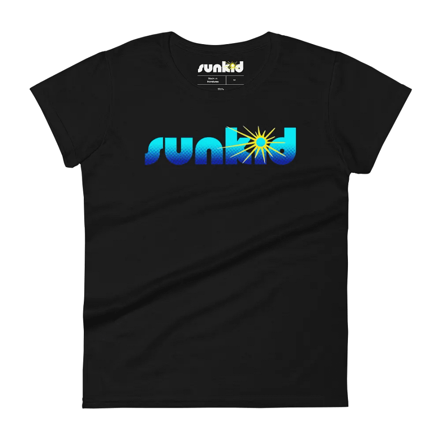 Blue sunkid logo women's T-shirt product image (4)