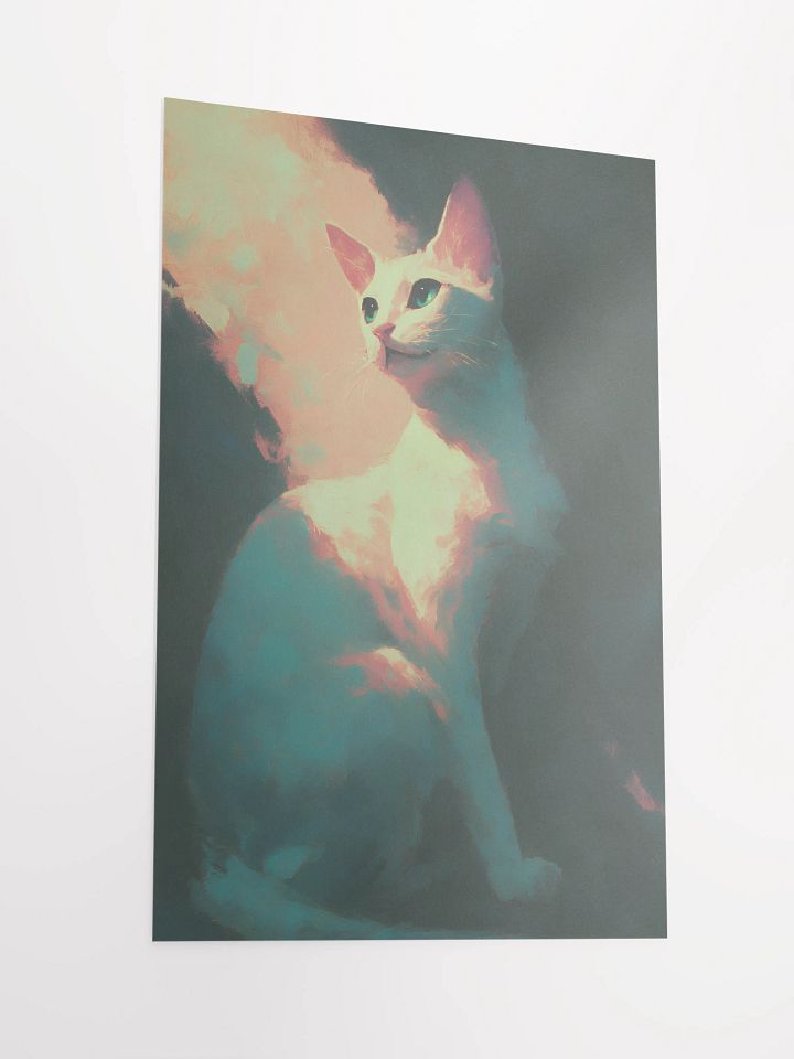 Illuminated Feline Majesty Poster product image (3)