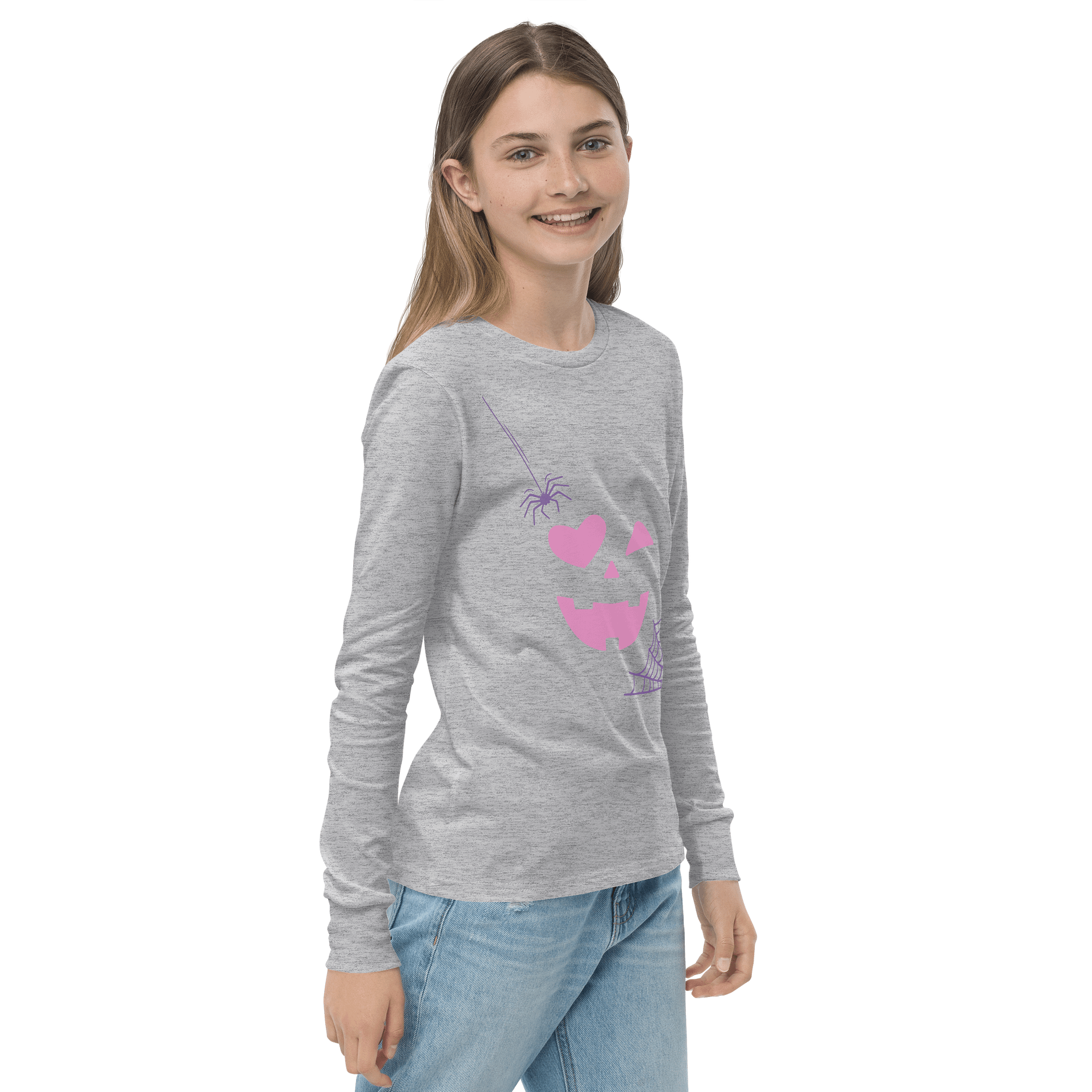 Heart-Eyed Pumpkin Long Sleeve Tee product image (17)