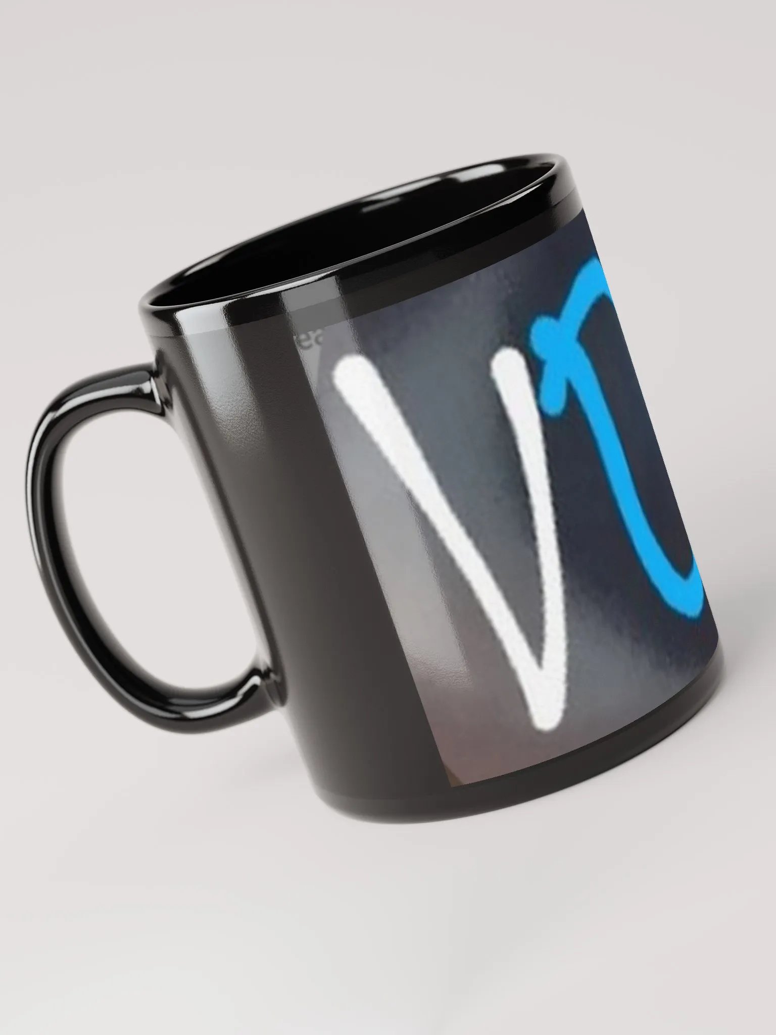 VOH black coffee mug product image (5)