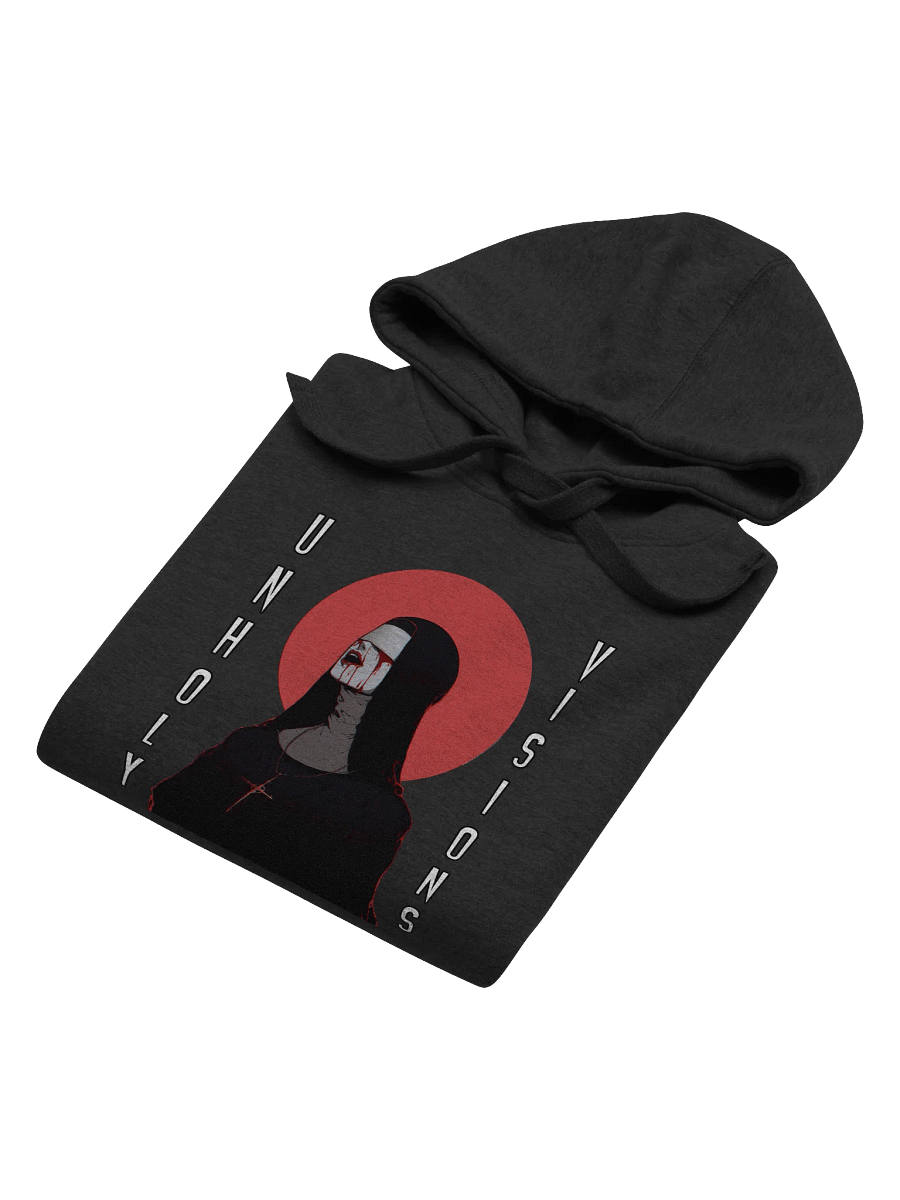 "Unholy Visions" Front Gothic Printed Hoodie product image (6)