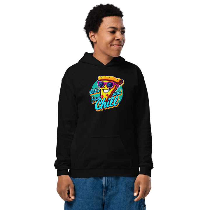 Pizza and Chill Youth Hoodie (Kid's Unisex) product image (1)