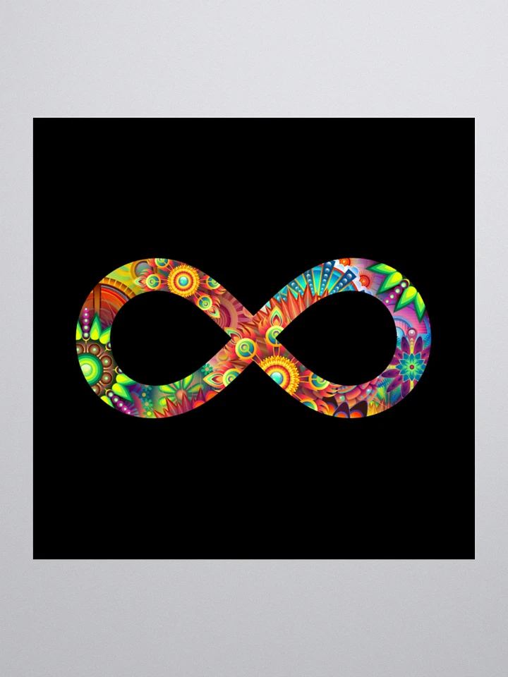 Trippy Autistic Infinity Sticker product image (2)