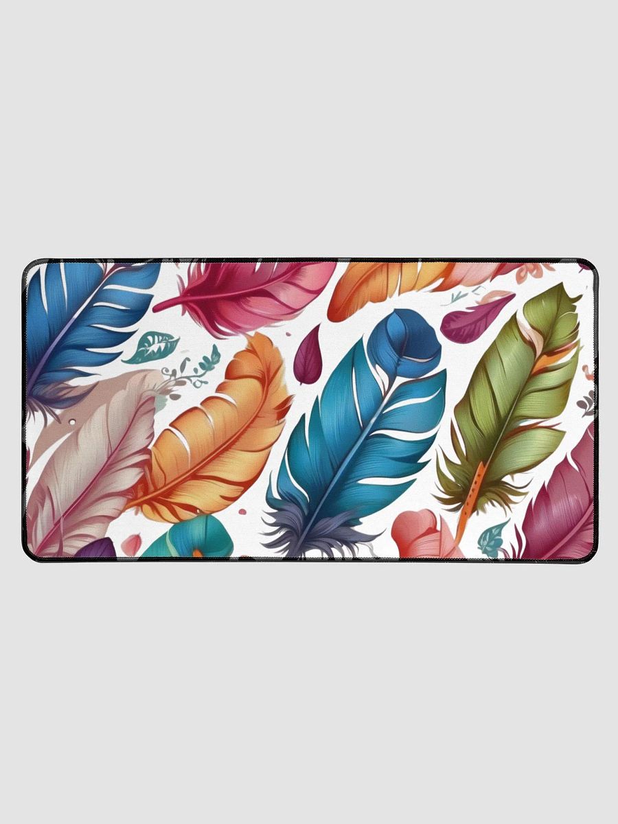 Whimsical Feathers Desk Mat product image (1)