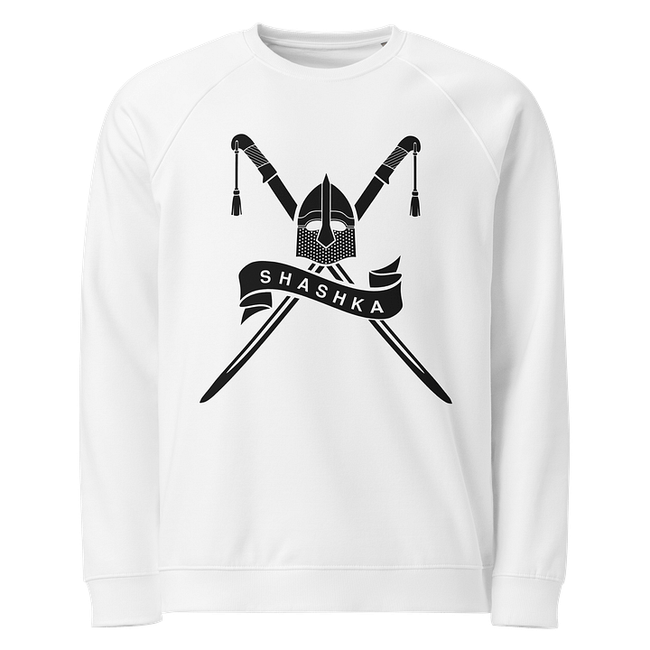 Organic Raglan Sweatshirt - black Shashka product image (5)