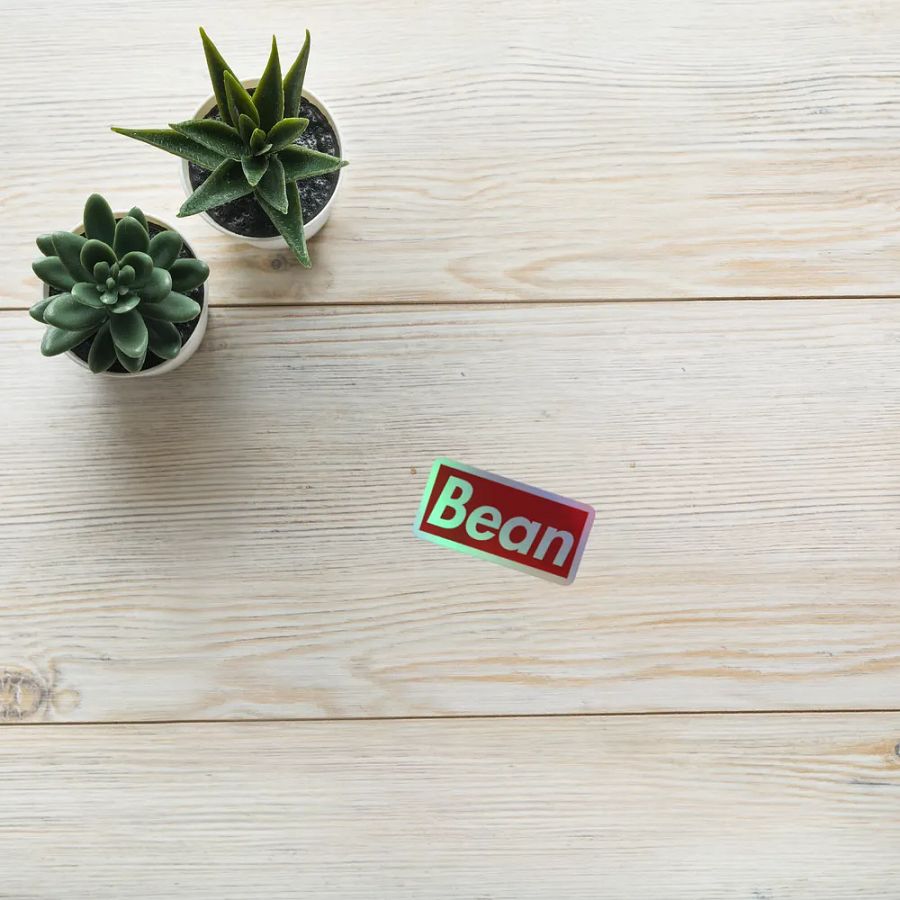 Bean Holographic Sticker product image (8)