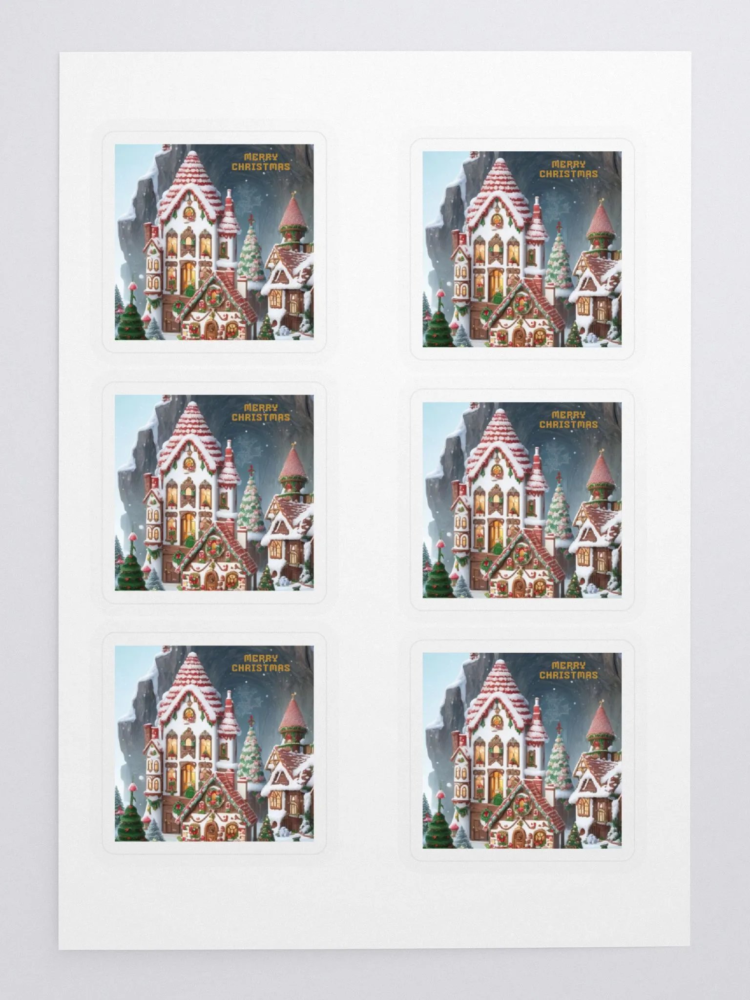 MERRY CHRISTMAS VILLAGE STICKER PACK product image (3)