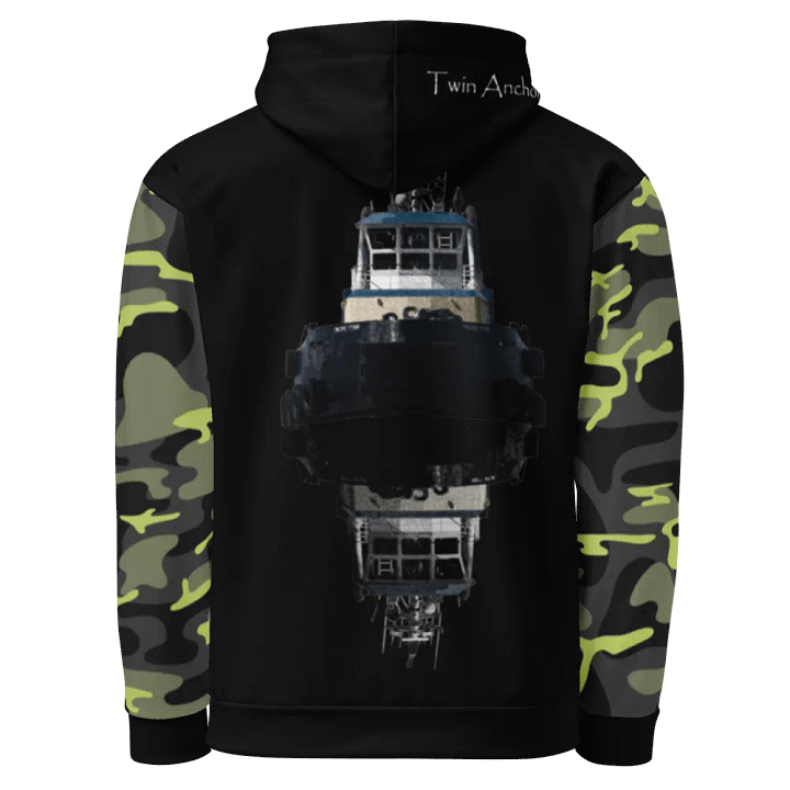 Camouflage & black Pacific Titan Reflection Hoodie product image (1)