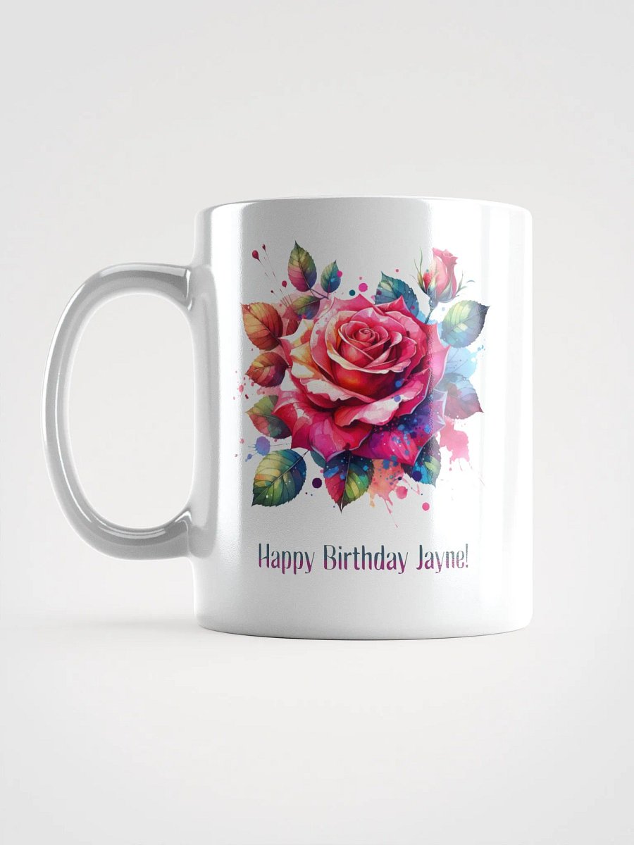 Happy Birthday Jayne White Glossy Mug product image (6)