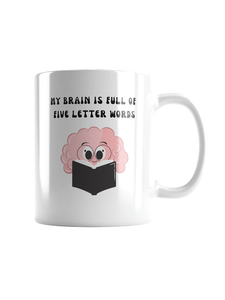 My Brain is full of Five Letter Words Mug product image (3)