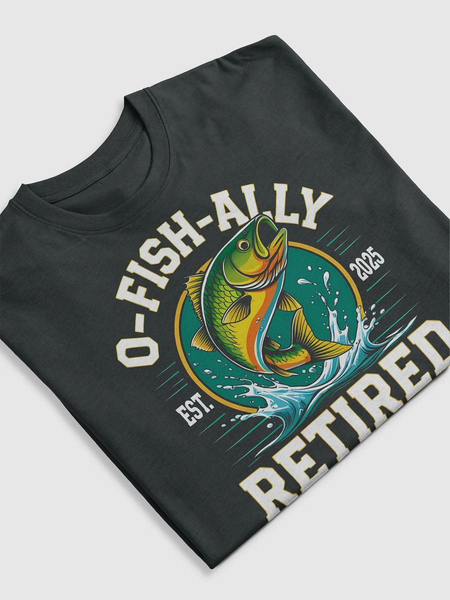 Funny Fishing Retirement 2025 Bass Fisherman Tee product image (10)