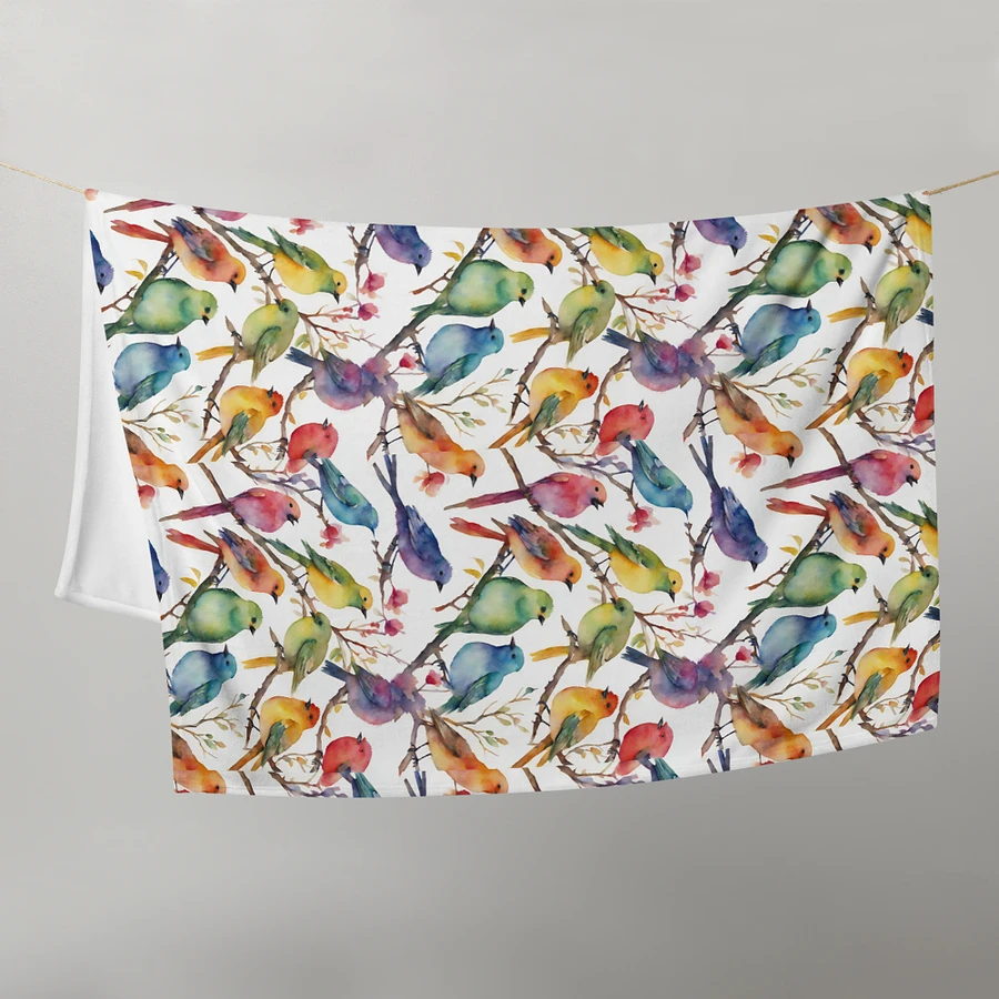 Multi Coloured Birds Blanket product image (10)
