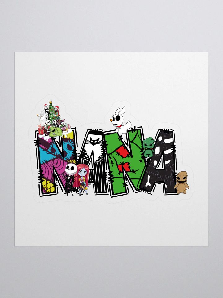 Whimsical NANA Letter Stickers product image (1)