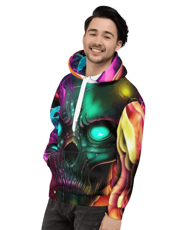 Neon Skull Dreams Hoodie product image (1)