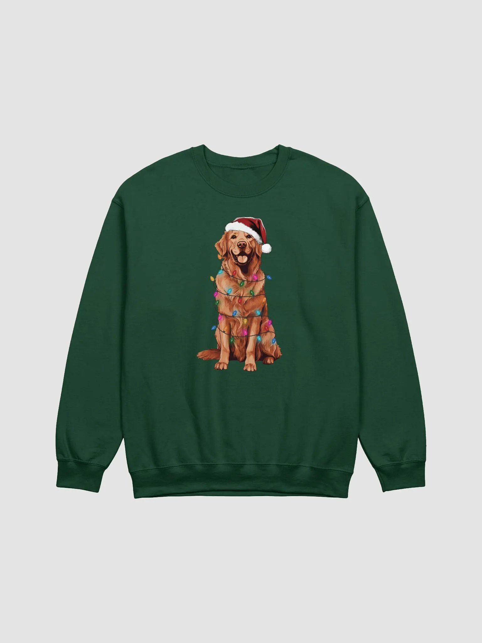 Funny Golden Retriever(Red) Christmas Sweatshirt for Goldie Paw-rents product image (8)