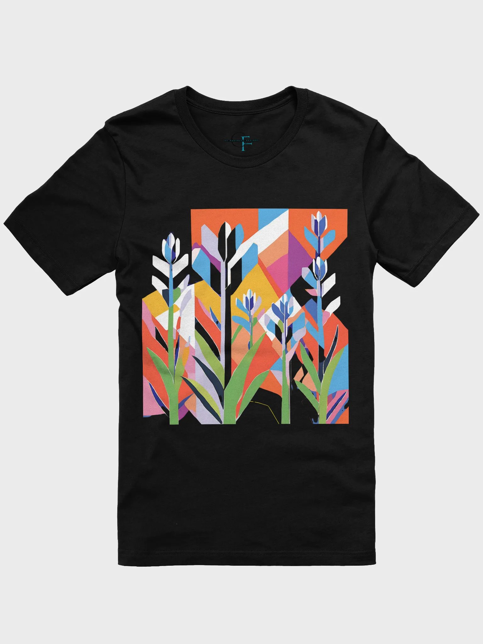 Abstract Bluebonnet Art Bella Canvas Tee Dreamfield Tee product image (1)