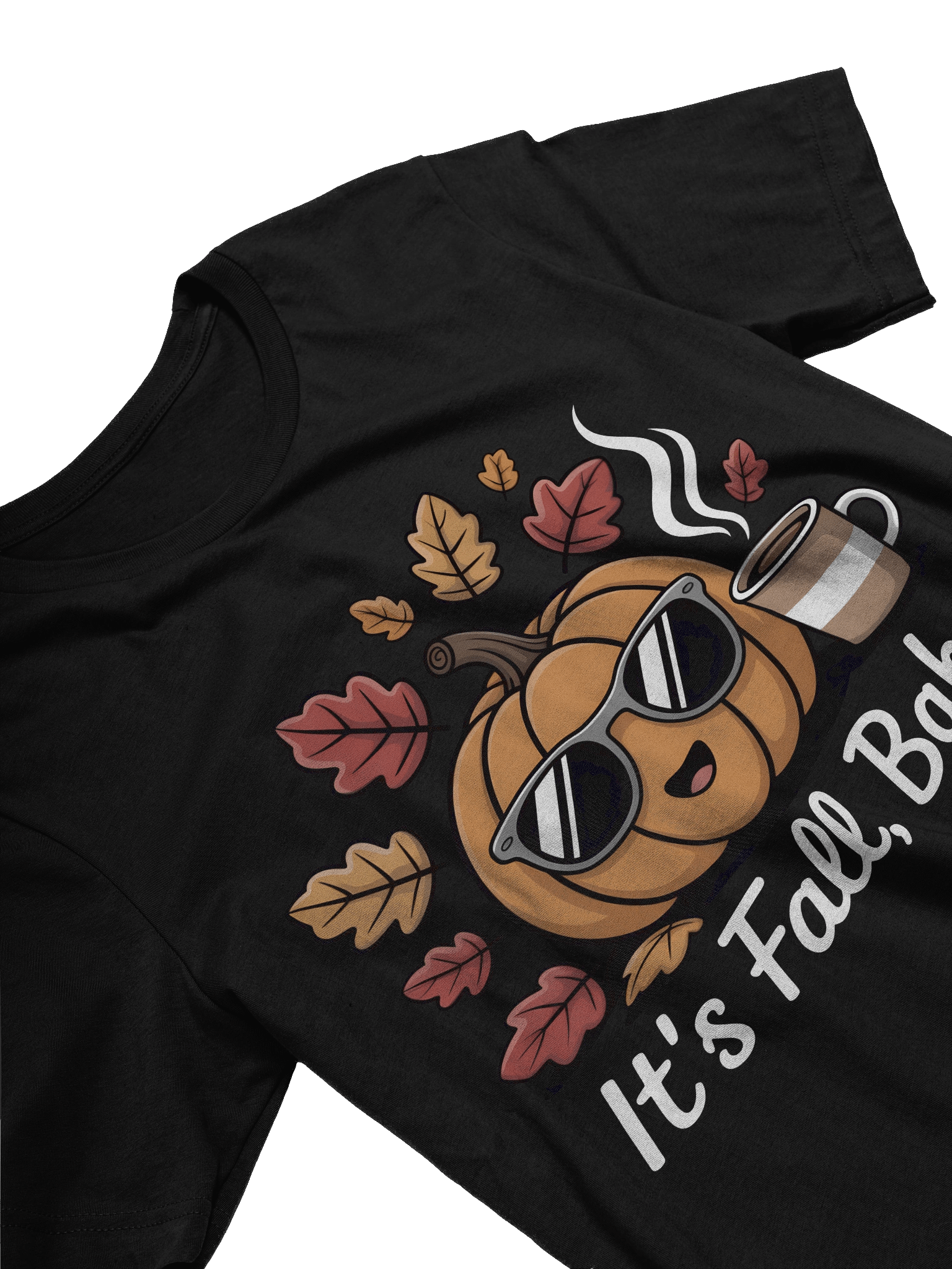 Autumn Vibes Pumpkin Tee product image (9)