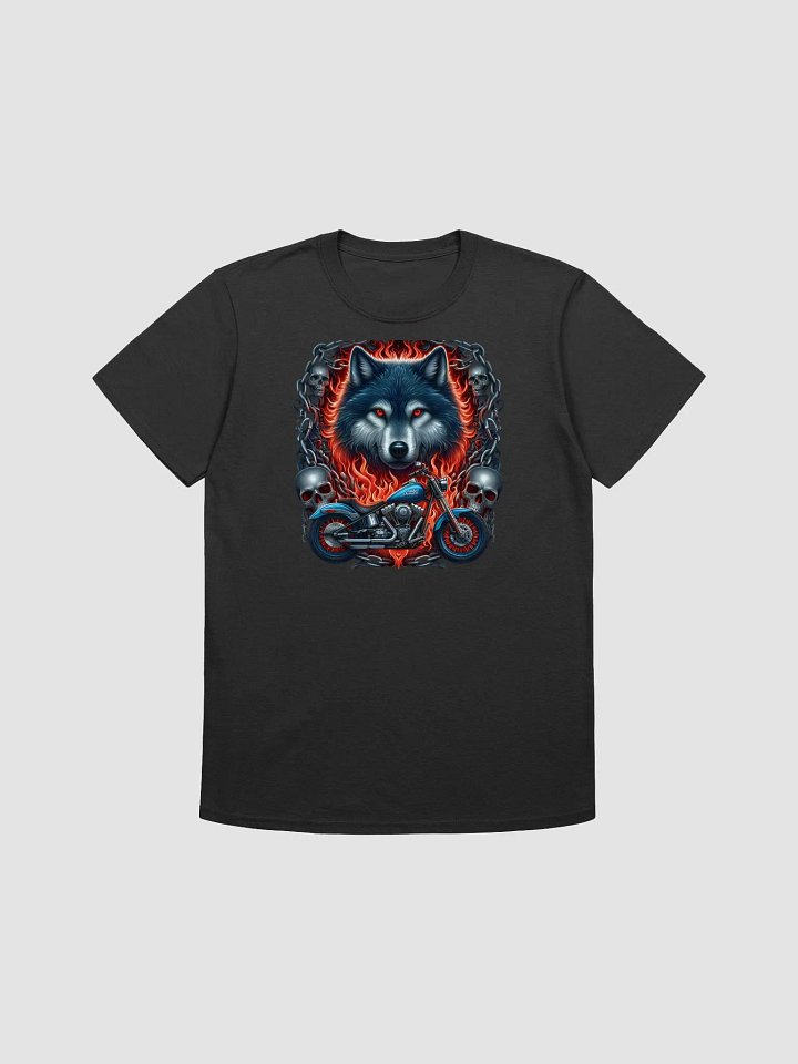 Inferno Wolf Motorcycle T-Shirt #47 product image (1)