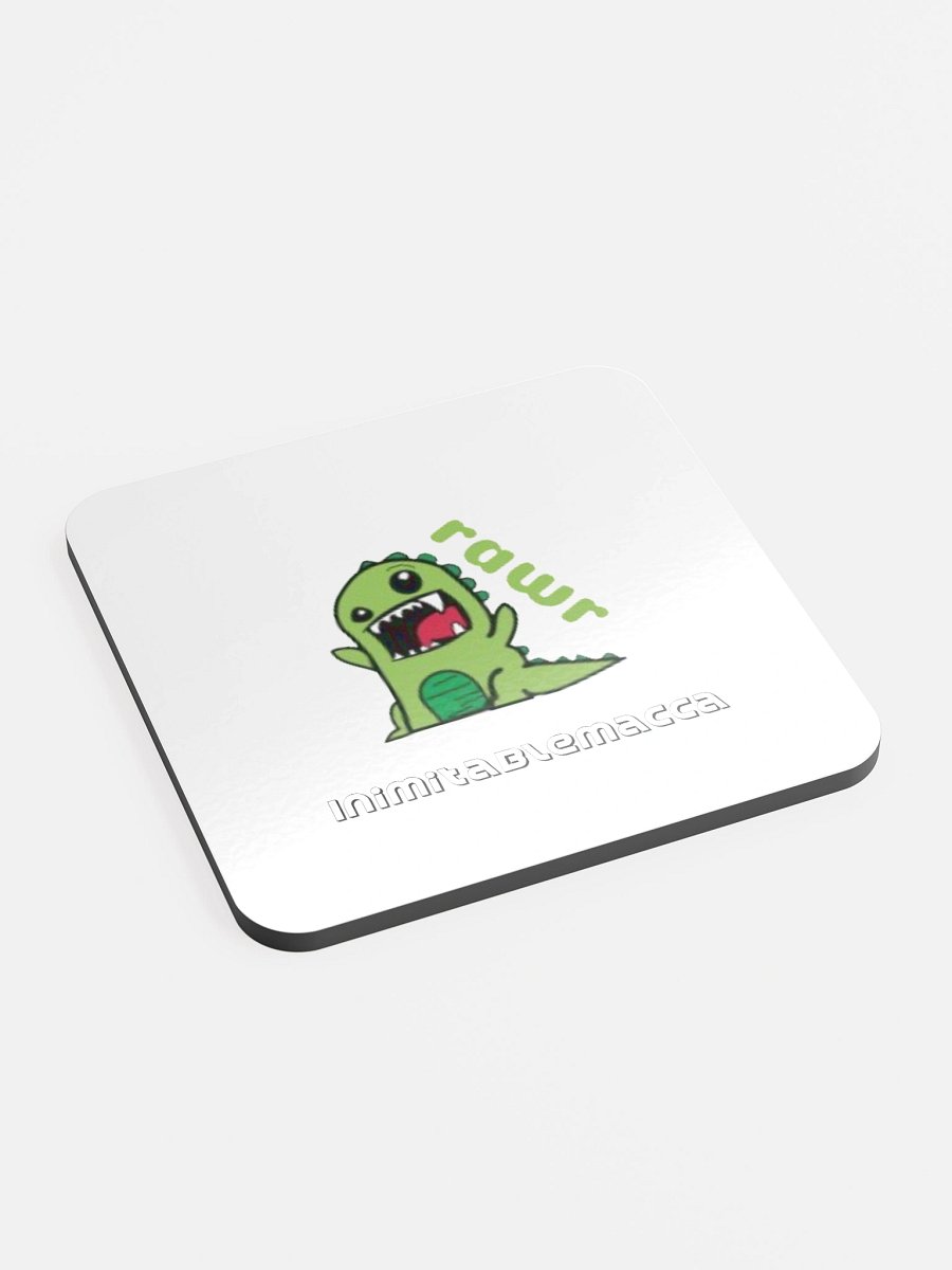 Rawr With InimitableMacca Cork Coaster product image (2)